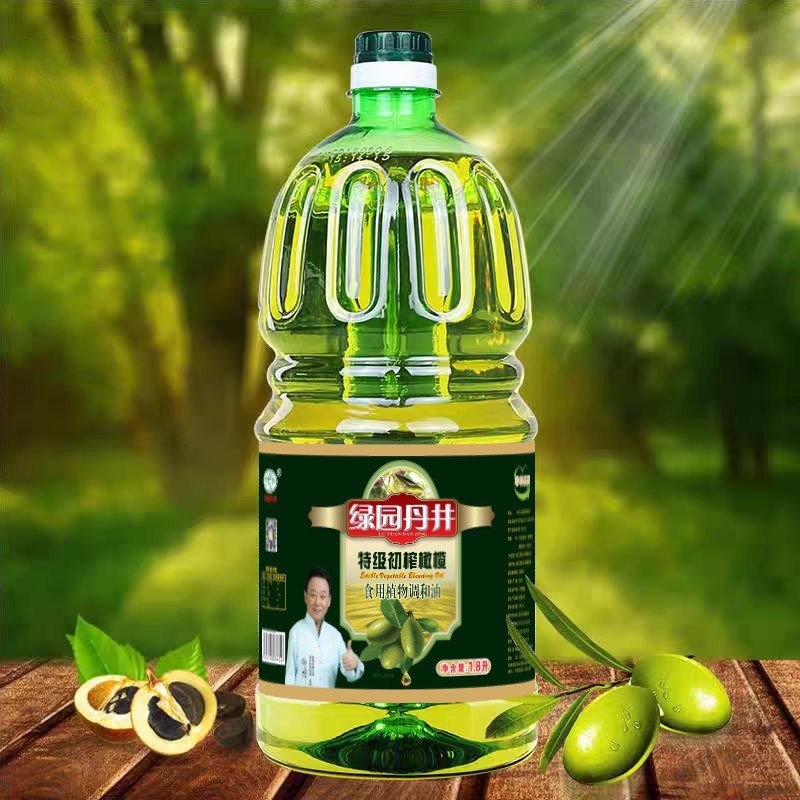 雷火竞技 特级初榨橄榄油食用植物调和油 1.8L