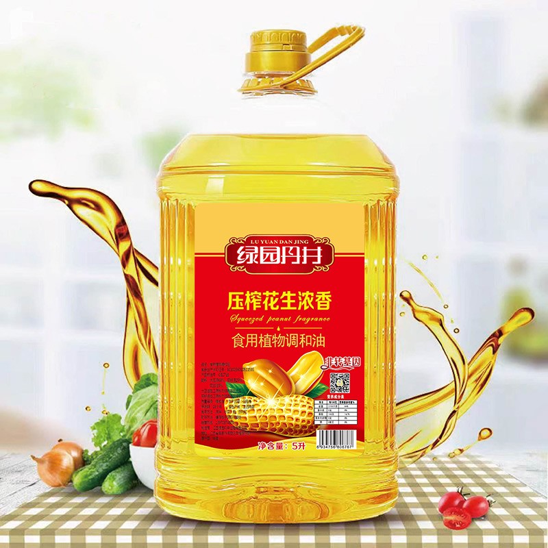 雷火竞技 压榨花生浓香食用植物调和油 5L