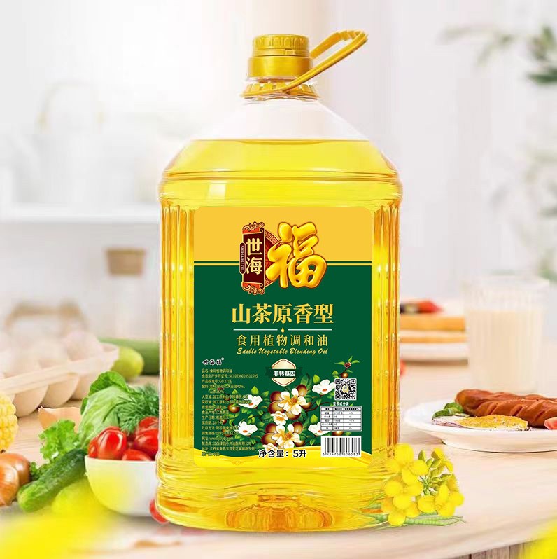 世海福 山茶原香型 食用植物调和油 5L