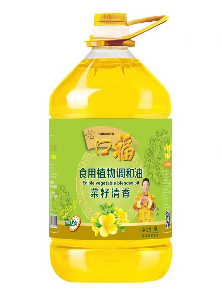 祐口福 菜籽清香食用植物调和油 5L